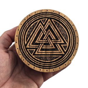 VALKNUT, DUBOVÁ KRABIČKA NA ŠPERKY A NÁRAMKY - KRABIČKY NA ŠPERKY - STŘÍBRNÉ ŠPERKY