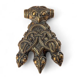 HAVRANÍ THOROVO KLADIVO, HEDEBY, HAITHABU, REPLIKA, BRONZ - PŘÍVĚSKY - ŠPERKY