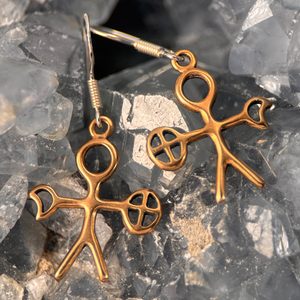 NOAIDI - SÁMSKÝ ŠAMAN, NÁUŠNICE BRONZ - NÁUŠNICE - ŠPERKY