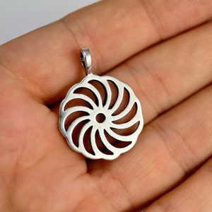 SYMBOL SLUNCE IV, STŘÍBRNÝ PŘÍVĚSEK, AG 925 - PŘÍVĚSKY - STŘÍBRNÉ ŠPERKY