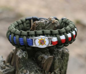 NÁRAMEK PARACORD HRDÝ VOJÁK - PARACORD - SURVIVAL NÁRAMKY - ARCHIV