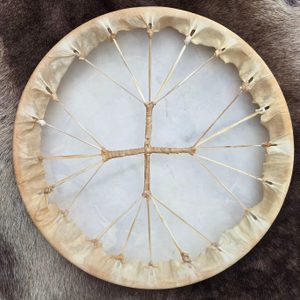 TATANKA, ŠAMANSKÝ BUBEN 40CM - BUBNY - TÁBOŘENÍ A ŘEMESLA