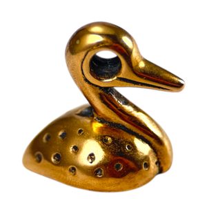 KELTSKÁ KACHNA, FRANCIE, PŘÍVĚŠEK, BRONZ - PŘÍVĚSKY - ŠPERKY