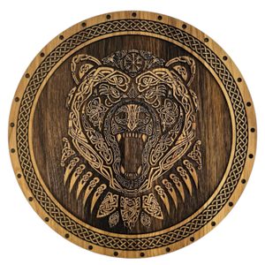 BERSERKER, DŘEVĚNÝ NÁSTĚNNÝ OBRAZ 32CM - DŘEVĚNÉ OBRAZY - HOME DECOR