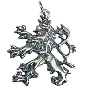 ČESKÝ LEV, STŘÍBRNÝ PŘÍVĚSEK, AG 925 - PŘÍVĚSKY - STŘÍBRNÉ ŠPERKY