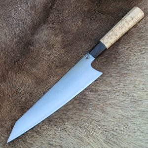 JAPONSKÝ NŮŽ KIRITSUKE NEREZOVÁ OCEL, BŘÍZA - KUCHYŇSKÉ NOŽE - ZBRANĚ