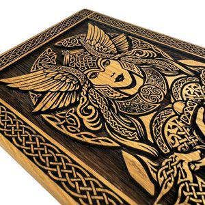 FREYA, DŘEVĚNÝ NÁSTĚNNÝ OBRAZ 21X30CM - DŘEVĚNÉ OBRAZY - HOME DECOR