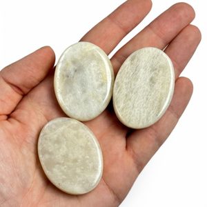MĚSÍČNÍ DUHOVÝ KÁMEN, PLACIČKA, HMATKA - MINERÁLY A HORNINY - HOME DECOR