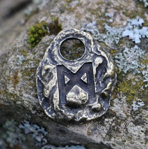 MANNAZ - RUNOVÝ AMULET, ZINEK STAROMOSAZ - RUNY{% if kategorie.adresa_nazvy[0] != zbozi.kategorie.nazev %} - ŠPERKY - BRONZ, ZINEK, BIŽUTERIE{% endif %}