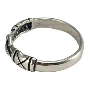 STŘÍBRNÝ PRSTEN PŘÁTELSTVÍ - FEDE RING, STŘEDOVĚKÝ, AG 925 - PRSTENY - STŘÍBRNÉ ŠPERKY