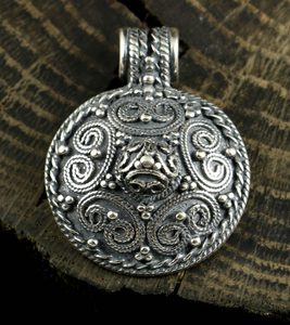 VIKINGSKÝ STŘÍBRNÝ PŘÍVĚSEK, STORA RYK, FÄRGELANDA, ŠVÉDSKO, AG 925 12G - PŘÍVĚSKY - STŘÍBRNÉ ŠPERKY