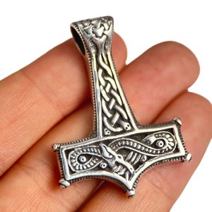 DRAK - THOROVO KLADIVO - STŘÍBRNÝ PŘÍVĚSEK, AG 925 16G - PŘÍVĚSKY - STŘÍBRNÉ ŠPERKY