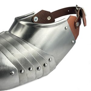 PLÁTOVÉ BOTY TZV. ŽEHLIČKY, LEŠTĚNÉ, 1.5 MM - OSTATNÍ ČÁSTI ZBROJE - ZBROJE