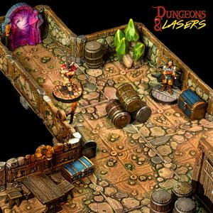 DUNGEONS & LASERS: DWARVEN MINE - HALF-HEIGHT WALLS - ARCHON STUDIO - HRY A KNIHY