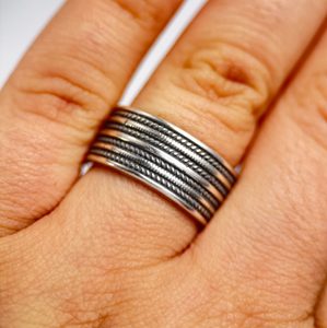 GEIR, VIKINGSKÝ STŘÍBRNÝ PRSTEN, AG 925, 11G - PRSTENY - STŘÍBRNÉ ŠPERKY