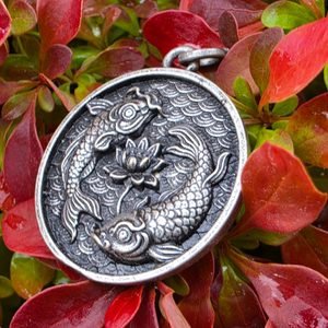 PŘÍVĚSEK JAPONSKÝ KOI KAPR, ZINEK - VŠECHNY AMULETY, VLASTNÍ VÝROBA - ŠPERKY