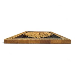 ZELENÝ MUŽ NÁSTĚNNÁ DEKORACE, DŘEVO 32X44 CM - DŘEVĚNÉ OBRAZY - HOME DECOR