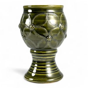 ČÍŠE - ZELENÁ GLAZURA 0,25 L, 14 CM - HISTORICKÁ KERAMIKA - STOLOVÁNÍ