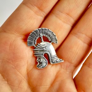 CENTURION, ŘÍMSKÁ PŘILBA, STŘÍBRNÝ PŘÍVĚSEK, AG 925 - PŘÍVĚSKY - STŘÍBRNÉ ŠPERKY