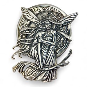 LUČNÍ VÍLA, ART NOUVEAU, STŘÍBRNÝ PŘÍVĚSEK, AG 925 - PŘÍVĚSKY - STŘÍBRNÉ ŠPERKY