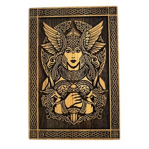 FREYA, DŘEVĚNÝ NÁSTĚNNÝ OBRAZ 21X30CM - DŘEVĚNÉ OBRAZY - HOME DECOR