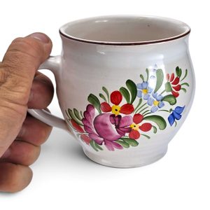 HANDPAINTED MUG, czech traditonal ceramics