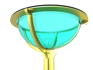 BURLESQUE CHAMPAGNE, ČÍŠE DE LUXE - KOVANÉ BYTOVÉ DOPLŇKY - KOVÁŘSTVÍ A MINCE