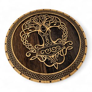YGGDRASIL, DŘEVĚNÝ NÁSTĚNNÝ OBRAZ 32CM - DŘEVĚNÉ OBRAZY - HOME DECOR