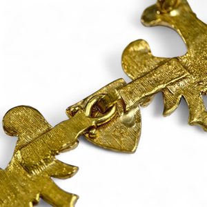 STŘEDOVĚKÁ BROŽ, NĚMECKO, XIV. - XV. STOLETÍ, BRONZ - BROŽE - ŠPERKY