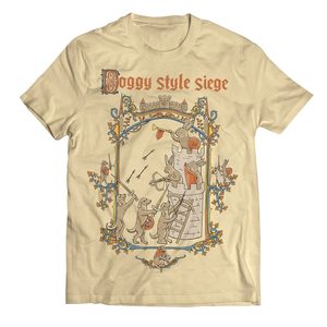 DOGGY STYLE SIEGE - STŘEDOVĚCÍ ZAJÍCI A PSI, TRIČKO PÁNSKÉ - TRIČKA PÁNSKÁ - MÓDA
