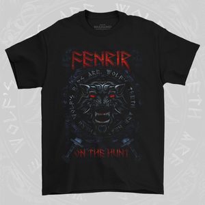 FENRIR ON THE HUNT - ČERVENÉ, PÁNSKÉ TRIČKO - TRIČKA PÁNSKÁ - MÓDA