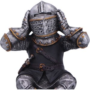 TŘI RYTÍŘI - NEVIDÍM, NEMLUVÍM, NESLYŠÍM, 11 CM - FIGURKY - HOME DECOR