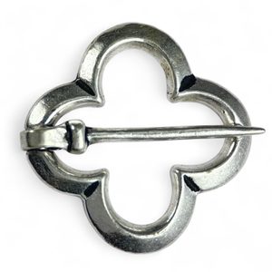 STŘEDOVĚKÁ BROŽ, KOSTÝMOVÁ, BRONZ, POSTŘÍBŘENÁ - BROŽE A KNOFLÍKY - ŠPERKY