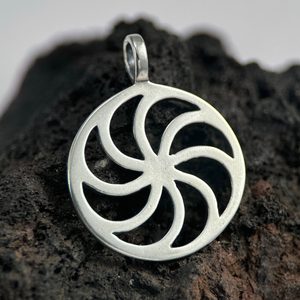 SYMBOL SLUNCE III, STŘÍBRNÝ PŘÍVĚSEK, AG 925 - PŘÍVĚSKY - STŘÍBRNÉ ŠPERKY