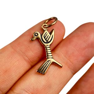 KACHNA, PŘÍVĚSEK VE VÝCHODOEVROPSKÉM STYLU, BRONZ - PŘÍVĚSKY - ŠPERKY