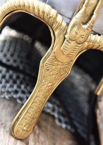 PŘILBA - COPPERGATE, SE ZÁVĚSEM, 1.6 MM - VIKINSKÉ PŘILBY - ZBROJE