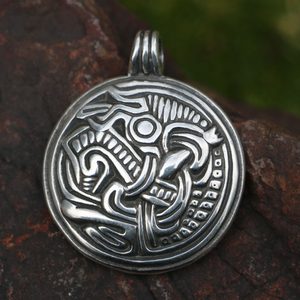 SLEIPNIR VIKINSKÝ KŮŇ, STŘÍBRNÝ PŘÍVĚSEK, AG 925 11G - PŘÍVĚSKY - STŘÍBRNÉ ŠPERKY