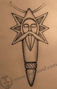 PERUN, SLOVANSKÝ BŮH, STŘÍBRNÝ PŘÍVĚSEK, AG 925 - PŘÍVĚSKY - STŘÍBRNÉ ŠPERKY