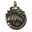 Ouroboros Pendant, Dragon of Eternity, Antique Brass