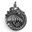 Ouroboros Pendant, Dragon of Eternity, Antique Silver