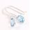 NEPTUNOS, STŘÍBRNÉ NÁUŠNICE, MODRÝ TOPAZ, AG 925/1000 - NÁUŠNICE - STŘÍBRNÉ ŠPERKY