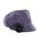 NEWSBOY, Schiebermütze, violett, Wolle, Irland