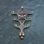VELES, reproduction of a Slavic pendant, zinc - antique brass