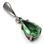 STŘÍBRNÝ PŘÍVĚSEK SE SKLEM MOSSE, AG 925 - PŘÍVĚSKY - STŘÍBRNÉ ŠPERKY