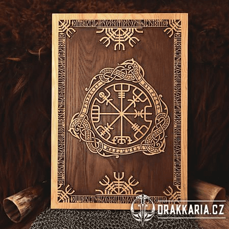 VEGVÍSIR NÁSTĚNNÁ DEKORACE, DESKA 45 X 65 CM