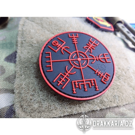 VEGVISIR NÁŠIVKA ČERVENÁ