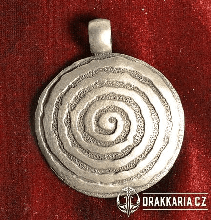 PALEOLITICKÁ SPIRÁLA, AMULET, CÍN