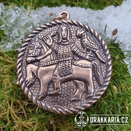 SOKOLNÍK VELKÁ MORAVA TALISMAN BRONZ