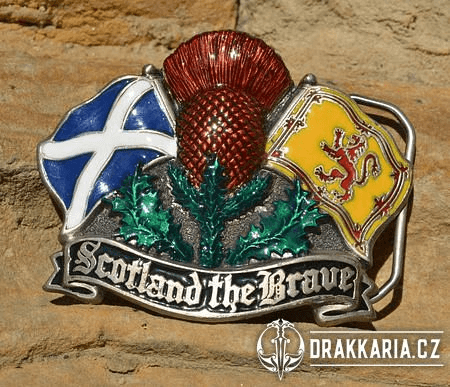 SCOTLAND THE BRAVE, PŘEZKA NA OPASEK