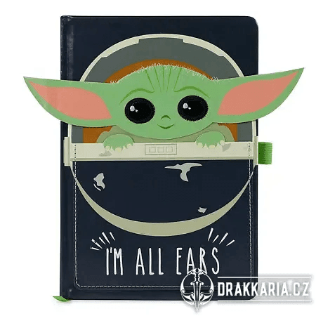 ZÁPISNÍK MANDALORIAN - I'M ALL EARS CRIB